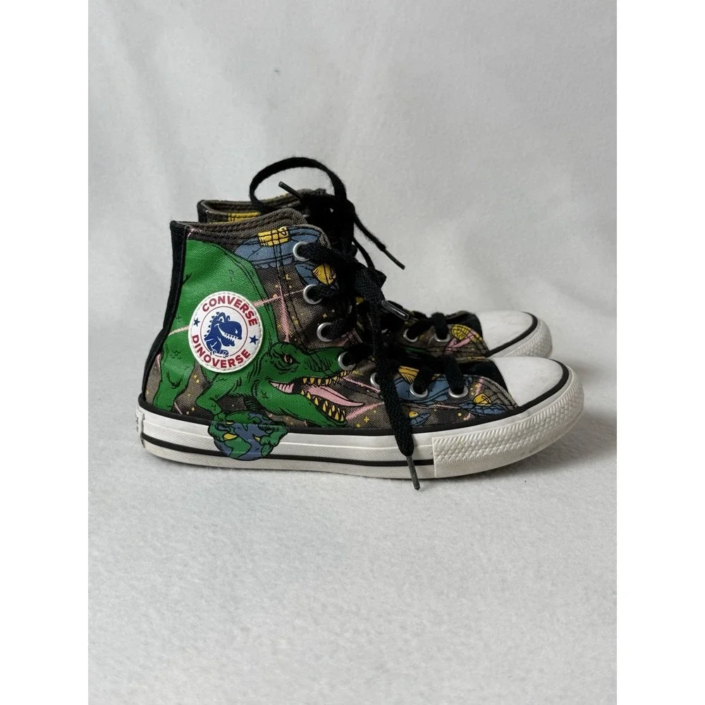 Converse Chuck Taylor All Star Dinoverse High Top Kids Shoes Size 2 665391C